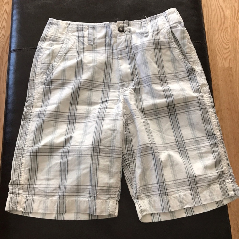 Men’s Plaid cotton shorts